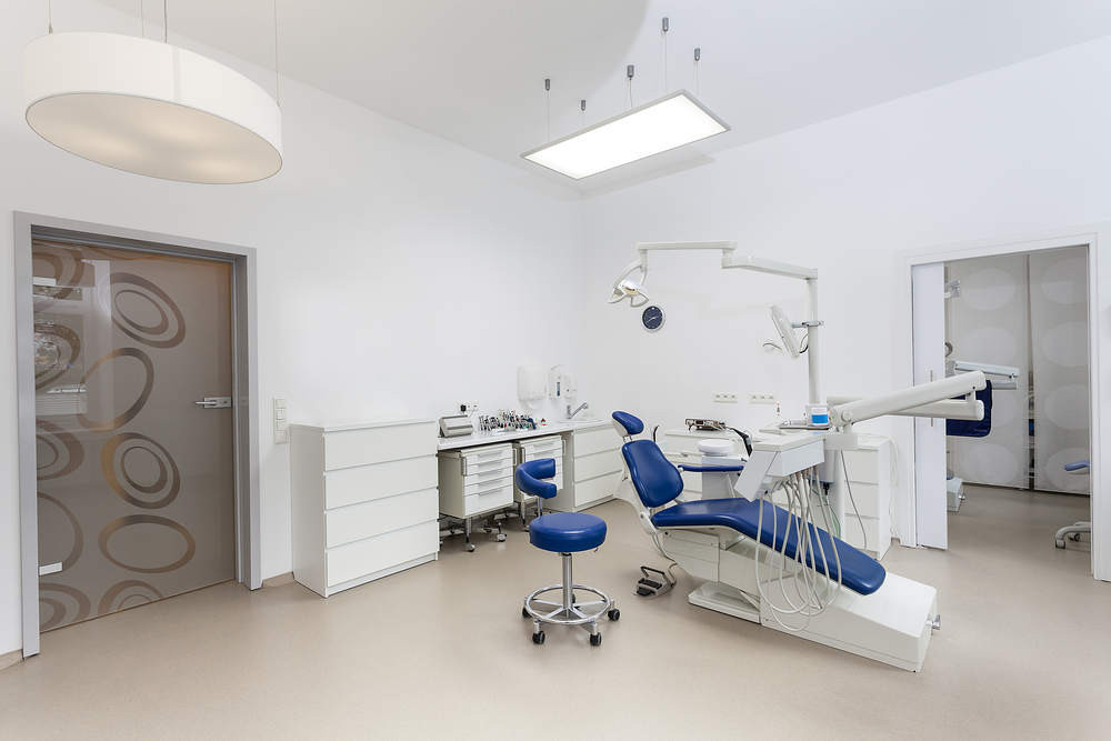 Interior of a new modern dental office-2